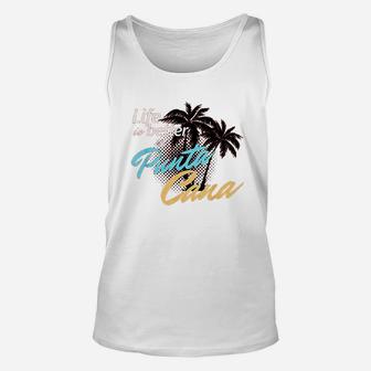 Life Is Better At Punta Cana Beach Cool Unisex Tank Top | Crazezy CA