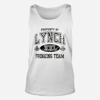 Lynch Irish Drinking Team Green Family Surname Unisex Tank Top | Crazezy