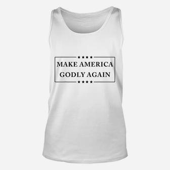 Make America Godly Again Graphic Unisex Tank Top - Thegiftio UK