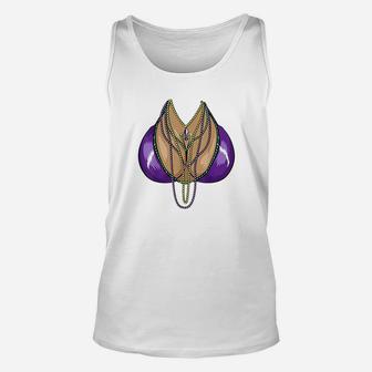 Mardi Gras And Beads Fat Tuesday Funny Gift Unisex Tank Top | Crazezy UK