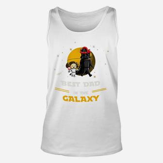 Mens Father And Daughter - Best Dad In The Galaxy Unisex Tank Top | Crazezy UK