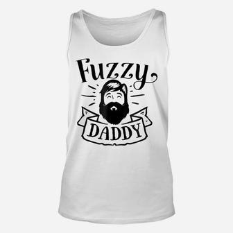 Mens Fuzzy Daddy Funny Shirt For Hipster Beard Father Dad Unisex Tank Top | Crazezy