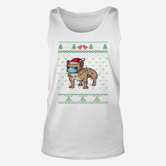 Merry Christmas Frenchie Dog Ugly Christmas French Bulldog Sweatshirt Unisex Tank Top | Crazezy AU