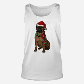 Merry Christmas Ornament Bullmastiff Xmas Santa Sweatshirt Unisex Tank Top | Crazezy UK