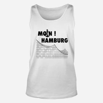 Moin Hamburg Skyline Unisex TankTop, Maritime Stadtansicht Tee - Seseable