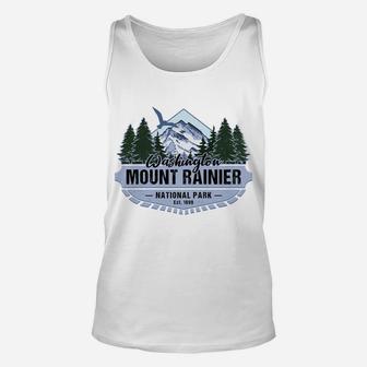 Mount Rainier National Park Sweatshirt Unisex Tank Top | Crazezy