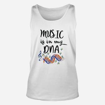Music Is In My Dna Unisex Tank Top | Crazezy AU