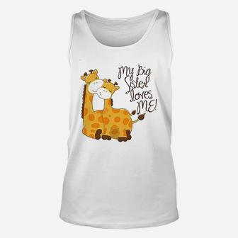 My Big Sister Loves Me Unisex Tank Top | Crazezy