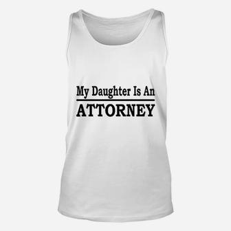 My Daughter Is An Attorney Unisex Tank Top - Thegiftio UK