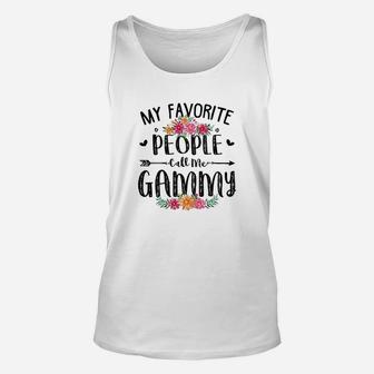 My Favorite People Call Me Gammy Unisex Tank Top | Crazezy CA