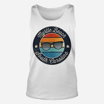 Myrtle Beach South Carolina Sc Vacation Souvenir Sunglasses Unisex Tank Top | Crazezy UK