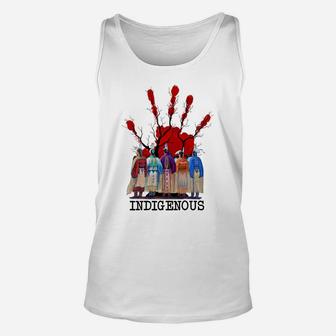 Native American Indigenous Red Hand Women Gifts Sweatshirt Unisex Tank Top | Crazezy