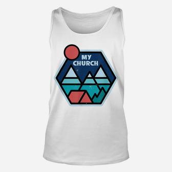 Nature Camping Hunting Fishing Lover Unisex Tank Top | Crazezy
