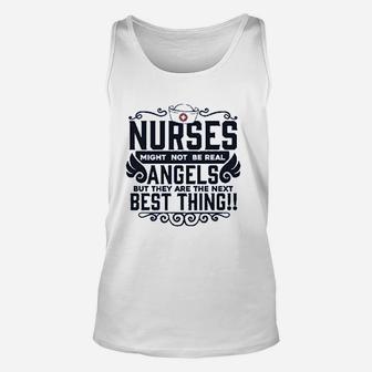 Nurse Lover Not Real But Next Best Thing Frontline Medical Collection Unisex Tank Top | Crazezy CA