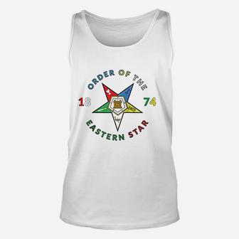Order Of The Eastern Star 1874 Unisex Tank Top - Thegiftio