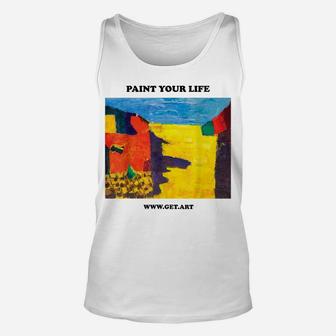 Paint Your Life Unisex Tank Top | Crazezy