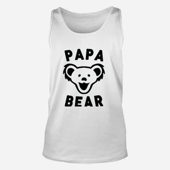 Papa Bear Best Grateful Dad Ever Unisex Tank Top | Crazezy UK