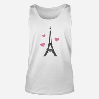 Paris Lover Eiffel Tower Youth Unisex Tank Top | Crazezy AU