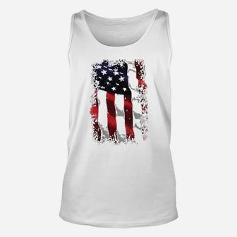 Patriotic American Flag Baseball Unisex Tank Top | Crazezy AU