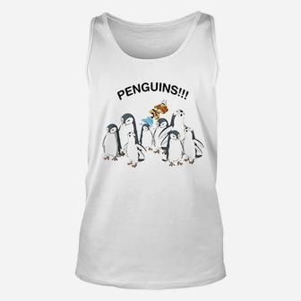 Penguins Family Unisex Tank Top | Crazezy CA