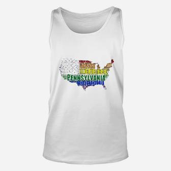 Pennsylvania Erie Love Wins Equality Lgbtq Pride Unisex Tank Top | Crazezy