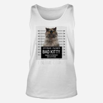 Persian Cat Lovers Funny Gift For Women Unisex Tank Top | Crazezy