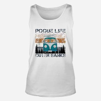 Pogue Life Outer Banks Retro Vintage Unisex Tank Top | Crazezy CA
