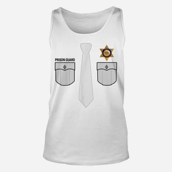Prison Guard Correctional Officer Police Costume Funny Gift Unisex Tank Top | Crazezy DE