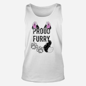 Proud Furry Tail And Ears Unisex Tank Top - Thegiftio UK
