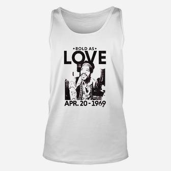 Psychedelic Musical Bold Love Vintage Unisex Tank Top | Crazezy