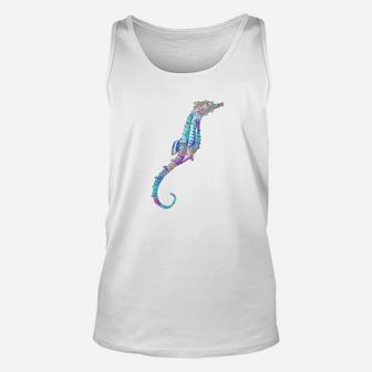 Psychedelic Seahorse Psychedelic Clothing Unisex Tank Top - Thegiftio UK