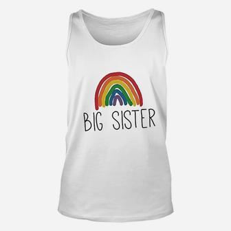 Rainbow Big Sister Unisex Tank Top | Crazezy CA