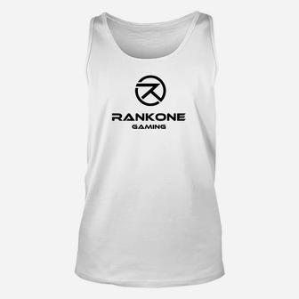 RankOne Gaming Logo Weißes Unisex TankTop Unisex, Spieler Mode - Seseable