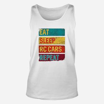 Rc Racing Eat Sleep Rc Cars Repeat Unisex Tank Top | Crazezy