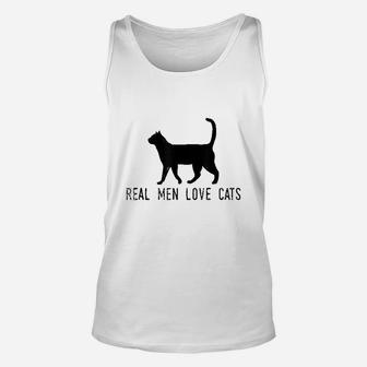 Real Men Love Cats Unisex Tank Top - Thegiftio UK