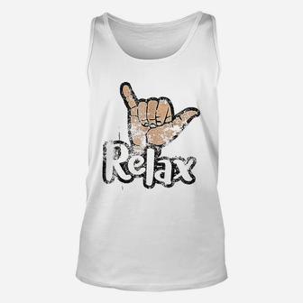 Relax Hang Loose Indoor Skydiving Wind Tunnel Flying Unisex Tank Top - Thegiftio