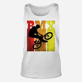 Retro Bmx Mtb Stunts Bike Bicycle Vintage Motocross Unisex Tank Top | Crazezy