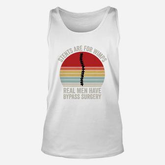 Retro Real Have Bypass Surgery Open Heart Surgery Unisex Tank Top - Thegiftio UK