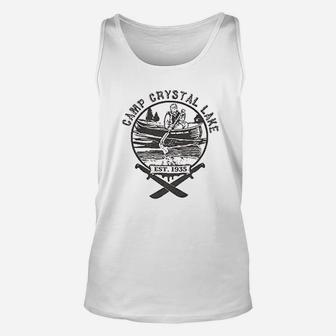 Revel Shore Camp Crystal Lake Jason Unisex Tank Top | Crazezy DE