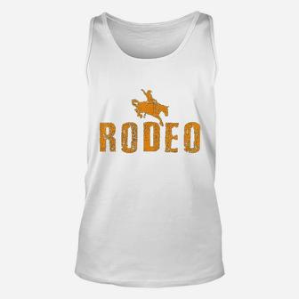 Rodeo Horse Western Country Vintage Unisex Tank Top | Crazezy