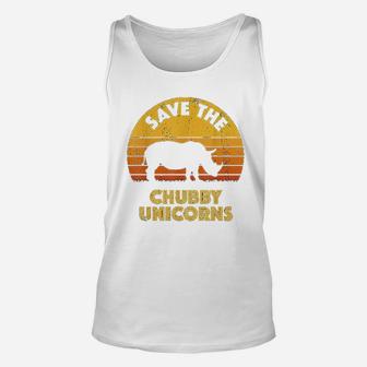 Save The Chubby Unicorns Unisex Tank Top | Crazezy CA