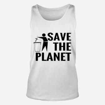 Save The Planet Unisex Tank Top | Crazezy AU