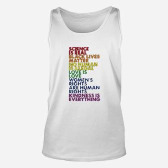 Science Is Real Unisex Tank Top | Crazezy UK