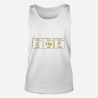 Science Periodic Table Chef Unisex Tank Top - Thegiftio