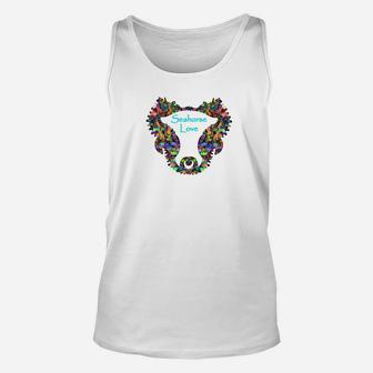 Seahorse Rainbow Seahorse Love Premium Unisex Tank Top - Thegiftio UK