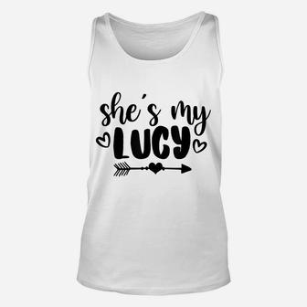 She's My Lucy Besties Best Friend Bff Matching Outfits Unisex Tank Top | Crazezy