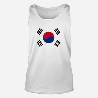 South Korean Flag Unisex Tank Top | Crazezy