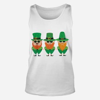 St Patricks Day Funny Elves Gnome Lucky Shamrock Irish Unisex Tank Top | Crazezy AU