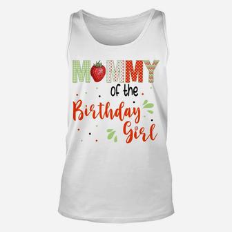 Strawberry Birthday Theme Shirt Sweet Party Summer Outfit Unisex Tank Top | Crazezy AU