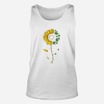 Sunflower You Are My Sunshine Unisex Tank Top | Crazezy AU